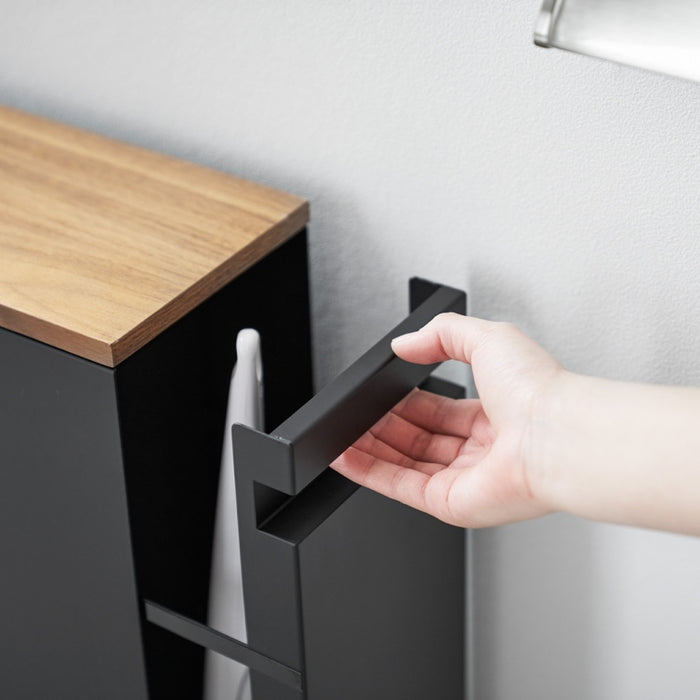 Yamazaki Badkamer Opbergrek - Tower - Zwart