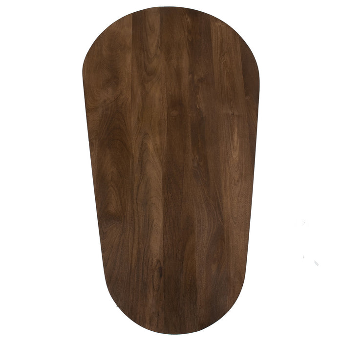 Giga Meubel - Salontafel Bruin Mangohout - 120x65x35cm - Femke