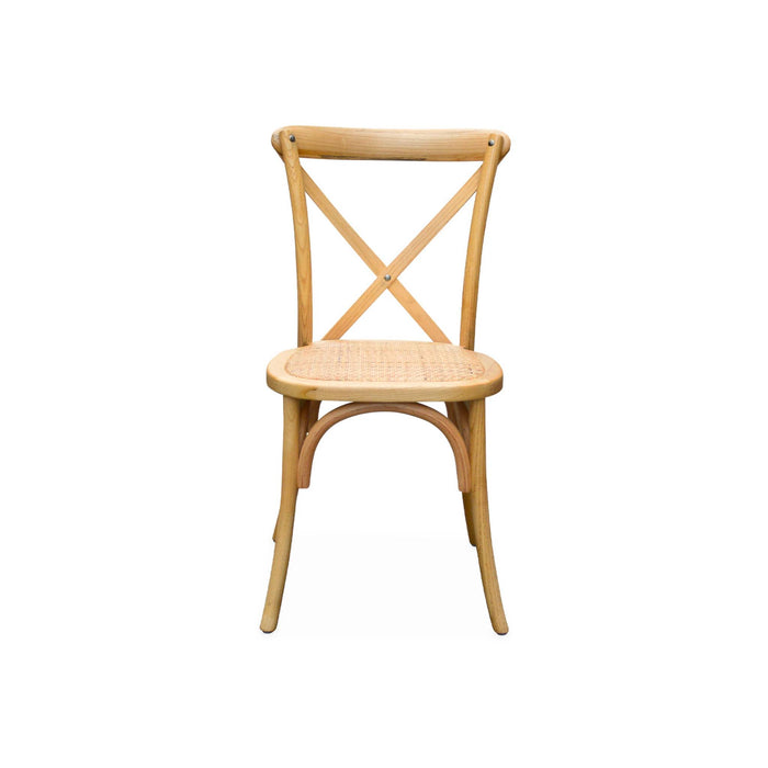 sweeek - Vintage rubberhouten bistrostoelen (set van 4)