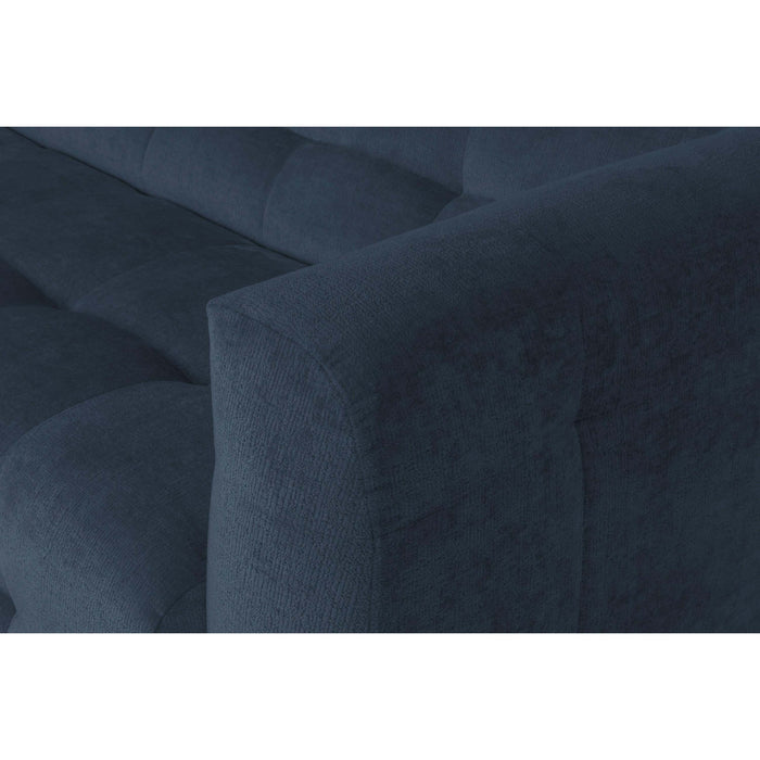by fonQ Mush Hoekbank XL Rechts - Chenille - Blauw