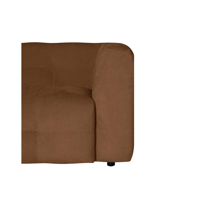 by fonQ Mush Hoekbank XL Links - Chenille - Bruin