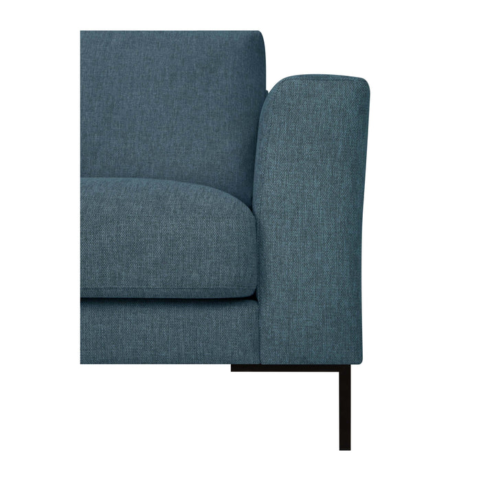 by fonQ Cirro Hoekbank met Chaise Longue Links - Blauw