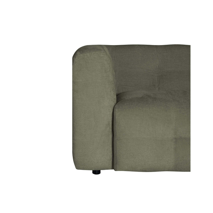 by fonQ Mush Hoekbank XL Rechts - Chenille - Groen