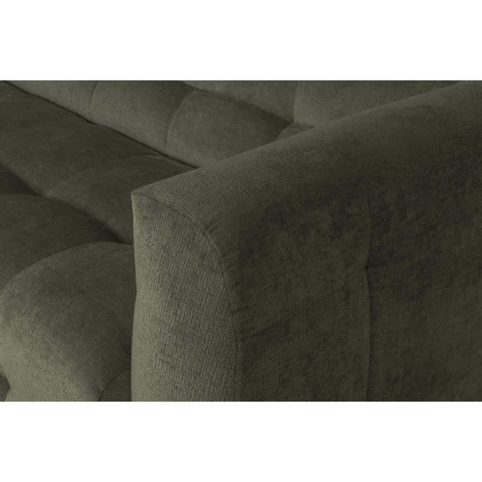 by fonQ Mush Hoekbank XL Rechts - Chenille - Groen