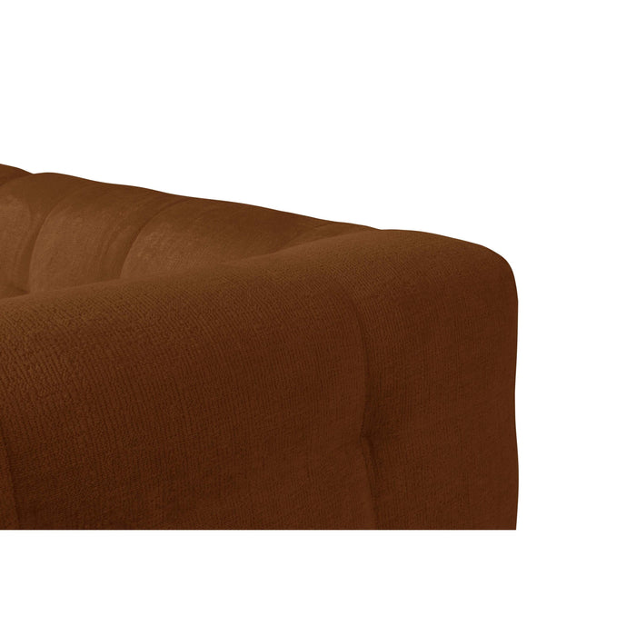 by fonQ Mush Hoekbank met Chaise Longue Rechts - Chenille - Bruin
