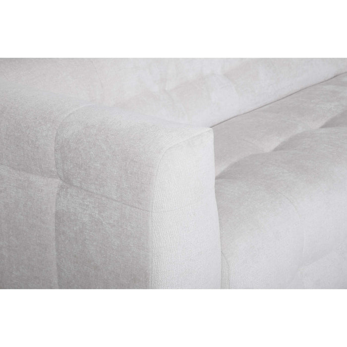 by fonQ Mush 3-zitsbank - Chenille - Ivoor