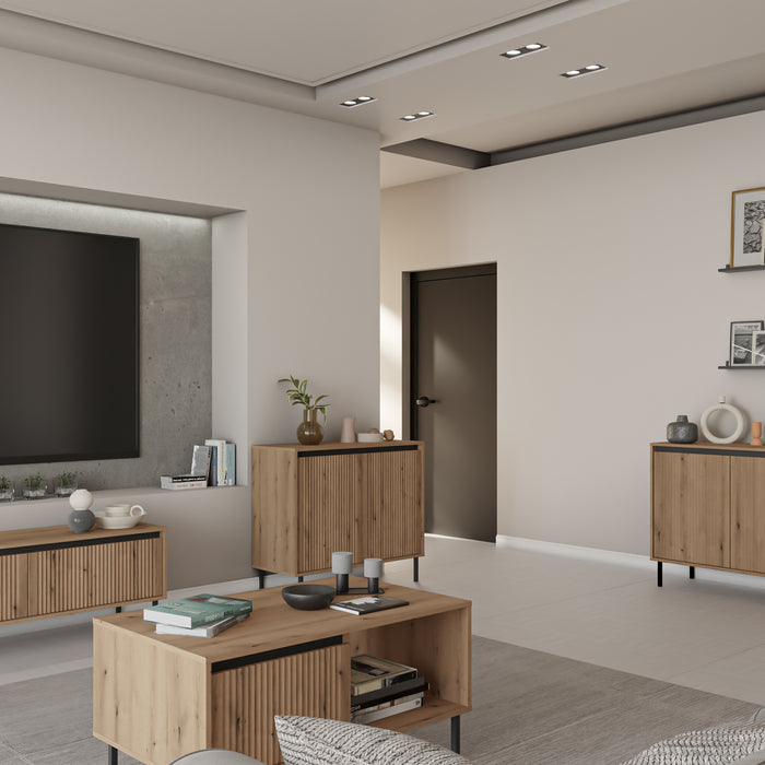 by fonQ Ovara Tv-meubel B 140 cm - 2 Lades