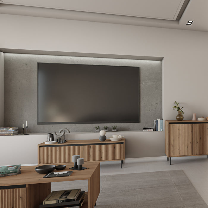 by fonQ Ovara Tv-meubel B 140 cm - 2 Lades