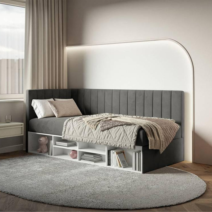 NADUVI Collection Jeugdbed Dickins rechts opbergvak