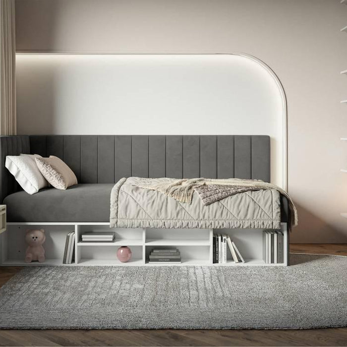 NADUVI Collection Jeugdbed Dickins rechts opbergvak