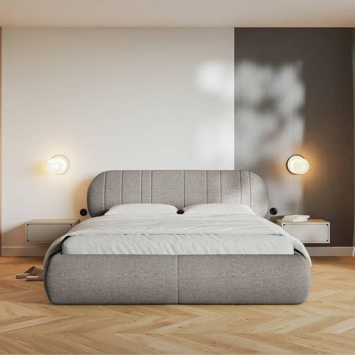 NADUVI Collection Bedframe Savan 140 x 200 cm met opbergvak