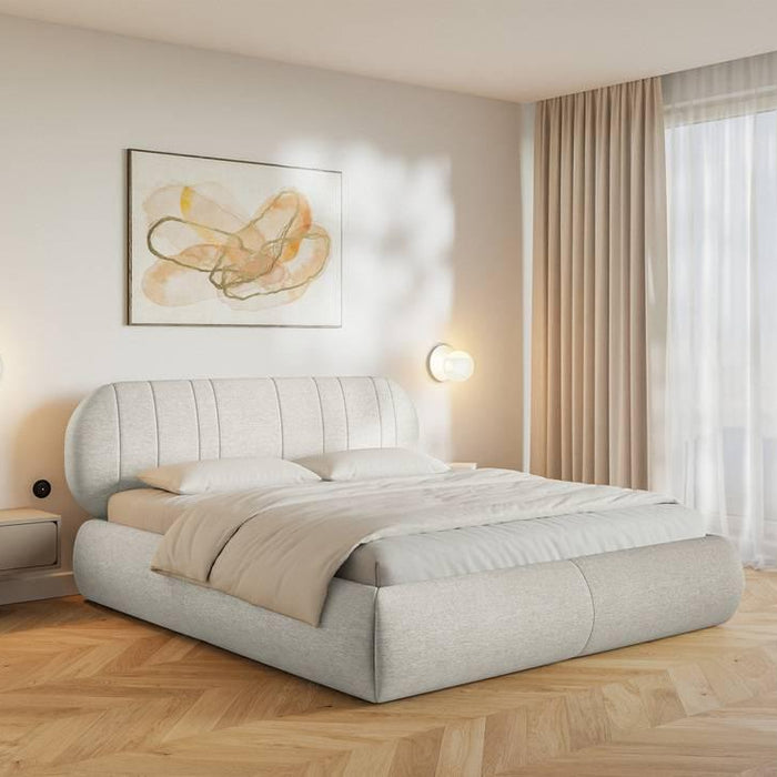 NADUVI Collection Bedframe Savan 180 x 200 cm met opbergvak