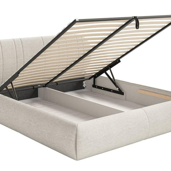 NADUVI Collection Bedframe Savan 180 x 200 cm met opbergvak