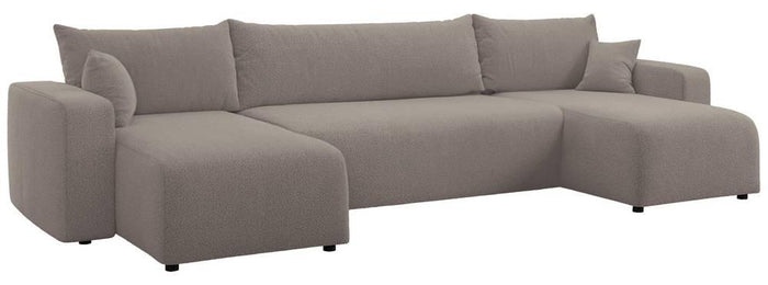 NADUVI Collection U-slaapbank Rosco bouclé