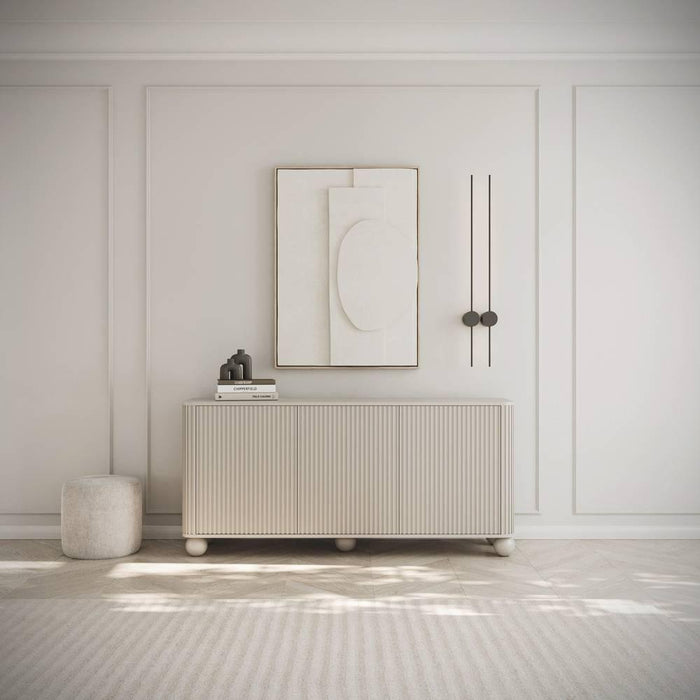 NADUVI Collection Ladekast Nove driedeurs bolle poten