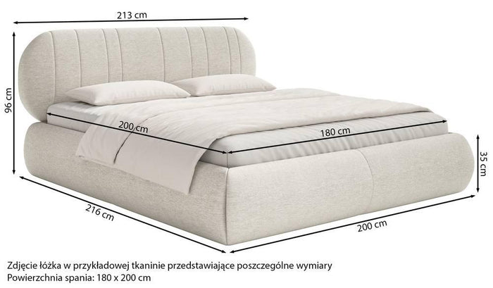NADUVI Collection Bedframe Savan 180 x 200 cm