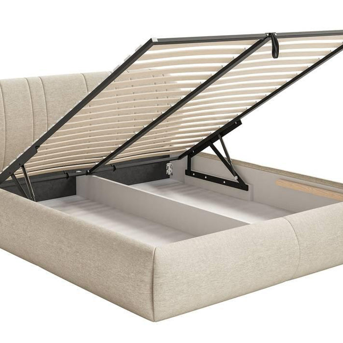 NADUVI Collection Bedframe Savan 180 x 200 cm met opbergvak