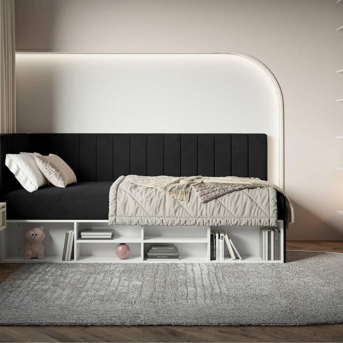 NADUVI Collection Jeugdbed Dickins rechts opbergvak