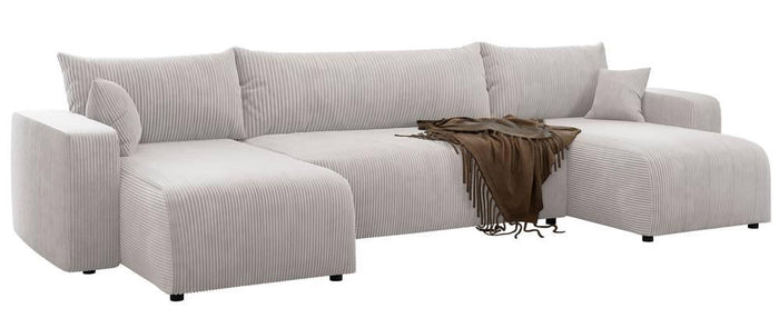 NADUVI Collection U-slaapbank Rosco ribstof