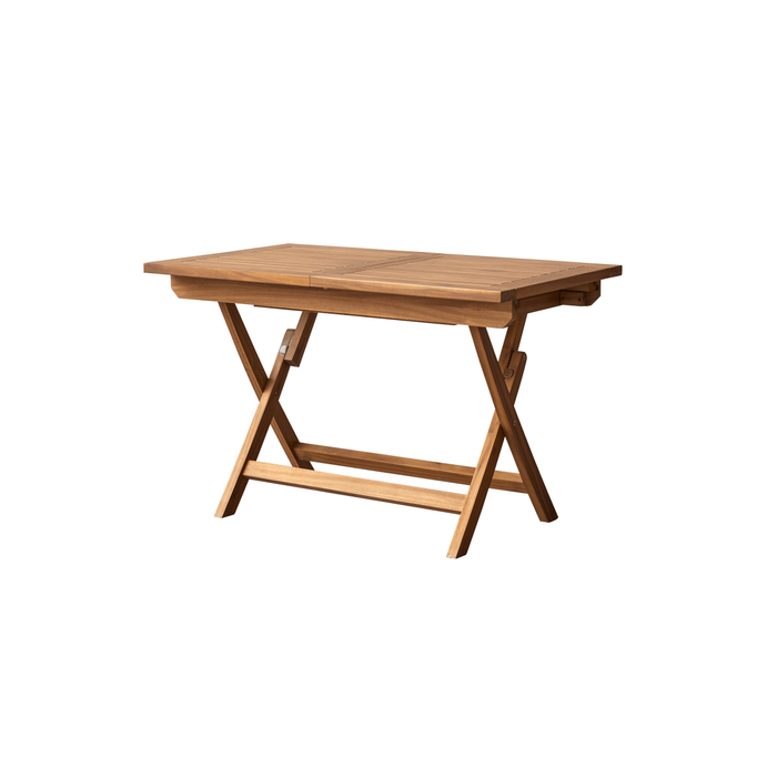 Tikamoon - Tuinklaptafel van massief acaciahout uitschuifbaar 4|6 p.