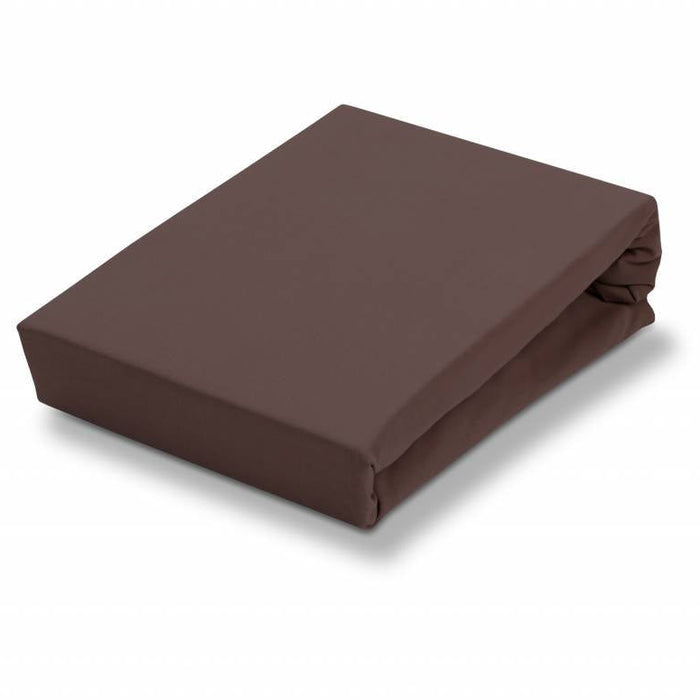 Jersey Supreme Topper Hoeslaken Taupe | 80-100 x 190-220 cm | Bruin