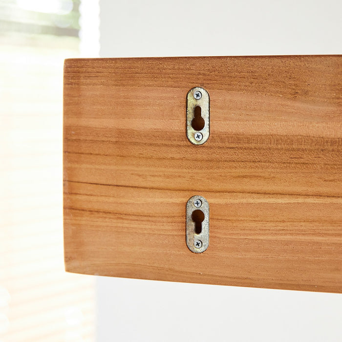 Tikamoon - Wandplank voor kinderkamer van massief teakhout 60 cm