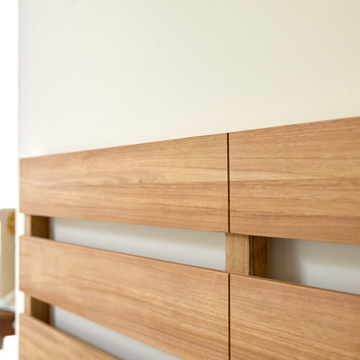 Tikamoon - Hoofdeinde voor kinderkamer van massief teakhout 135 cm