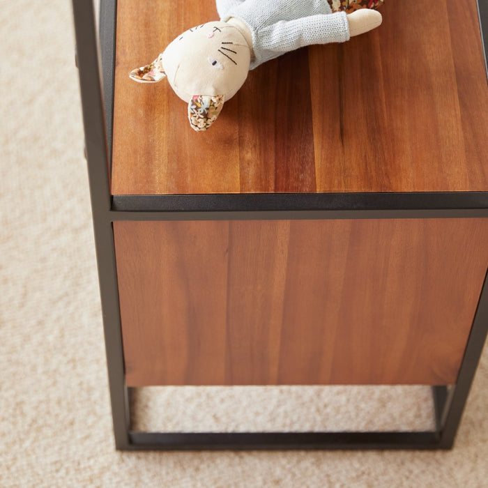 Tikamoon - Boekenkast voor kinderen van massief acaciahout en metaal