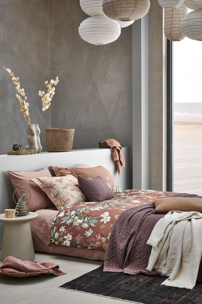 Pure Sprei Brownie | 180 x 260 cm | Bruin | Katoen