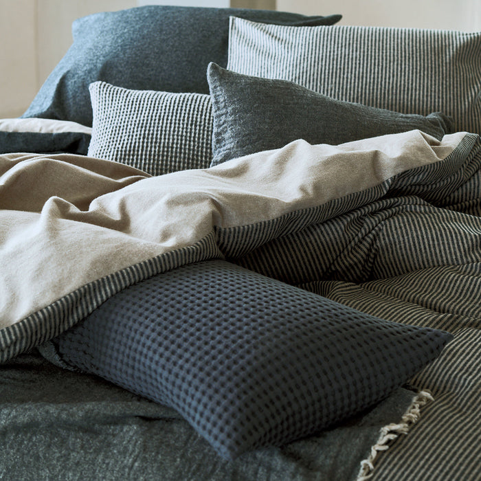 Vandyck Home Pique Sprei 160 x 250 cm - Off Black