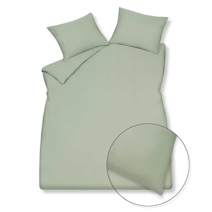 Dekbedovertrek Home 98 Smoke Green | 240 x 200|220 cm | Groen