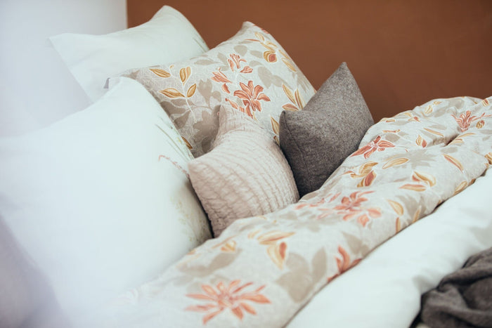 Dekbedovertrek Cashmere Glow Linen | 240 x 200|220 cm | Grijs | Beige