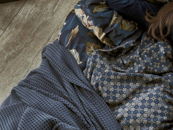 Dekbedovertrek Energize Blue Ink | 140 x 200|220 cm | Groen | Blauw