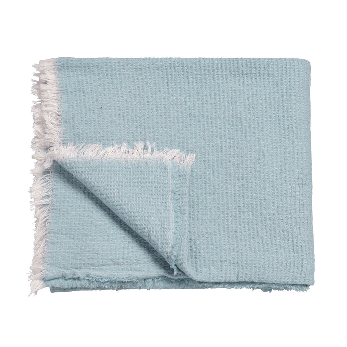 Home 89 Plaid Pearl Blue | 130 x 220 cm | Blauw | Katoen | Polyester