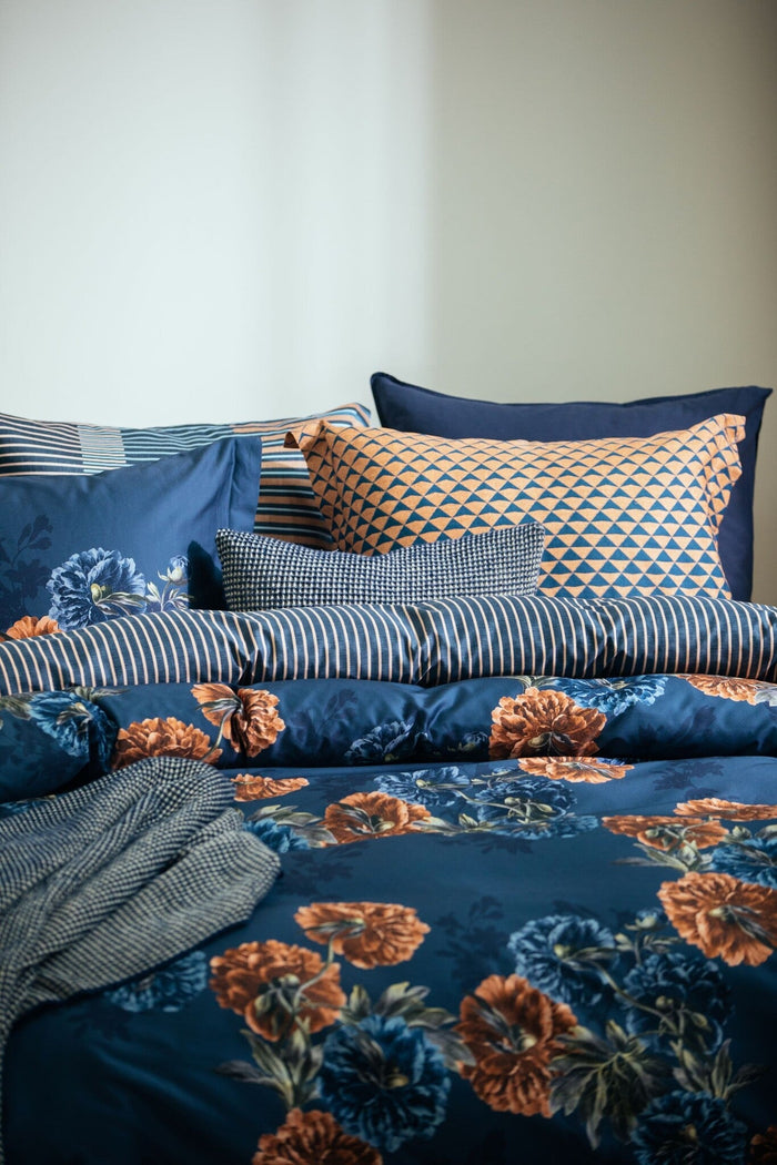 Dekbedovertrek Diamonds Oceanview | 240 x 200|220 cm | Bruin | Blauw