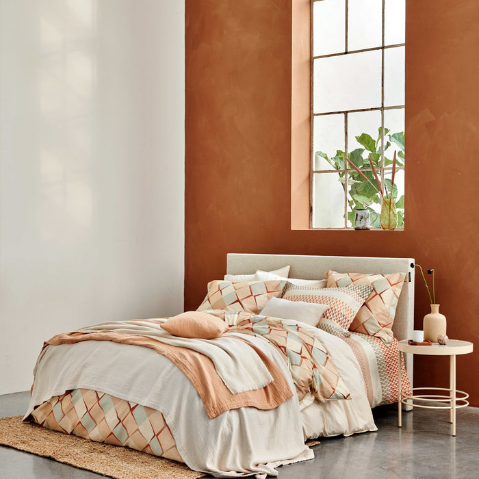 Vandyck Home Pique Sprei 270 x 250 cm - Cream Tan