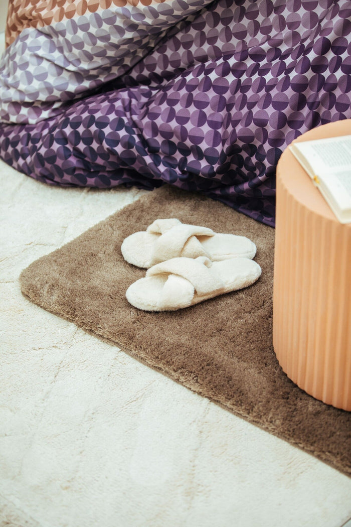 Dekbedovertrek Bubble Moonscape | 200 x 200|220 cm | Bruin | Paars