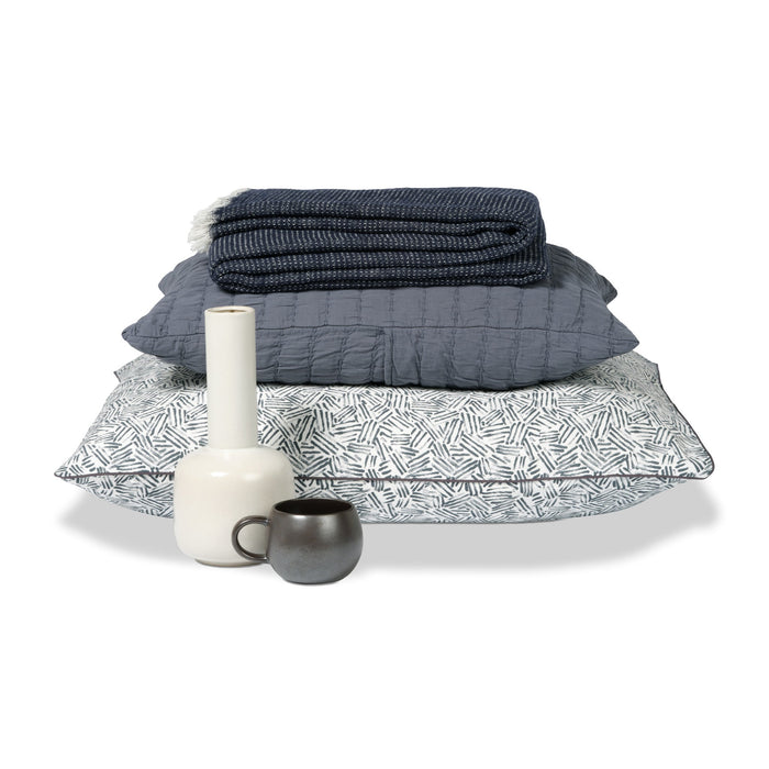 Dekbedovertrek Home Oceanview | 200 x 200|220 cm | Wit | Blauw