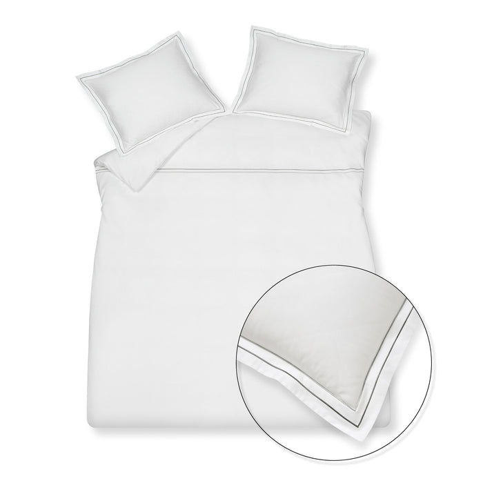 Dekbedovertrek Purity Napels Off | 140 x 200|220 cm | Wit