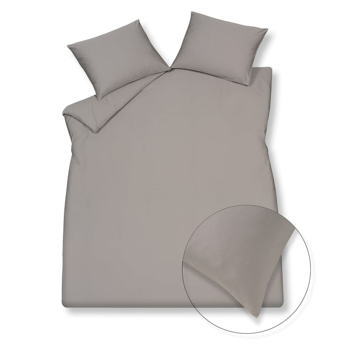 Home 90 Dekbedovertrek Steelgrey | 140 cm x 220 cm | Grijs