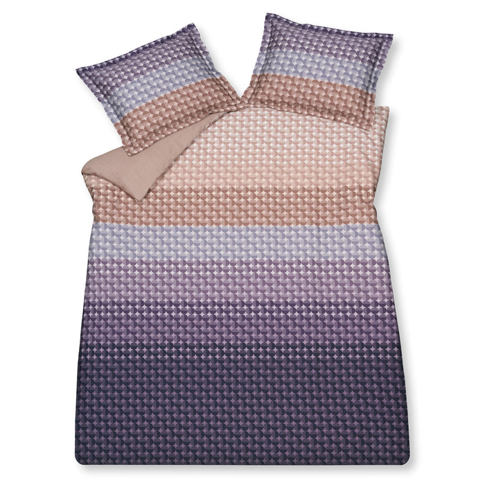 Dekbedovertrek Bubble Moonscape | 240 x 200|220 cm | Bruin | Paars