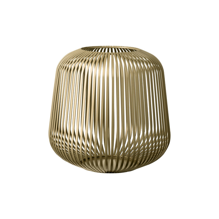 Lito Lantaarn Champagne Medium | Geel | Goud | Staal