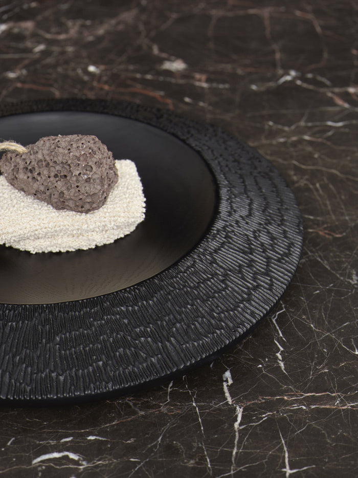 Tray | Schaal Bryn Black | Zwart | Hout