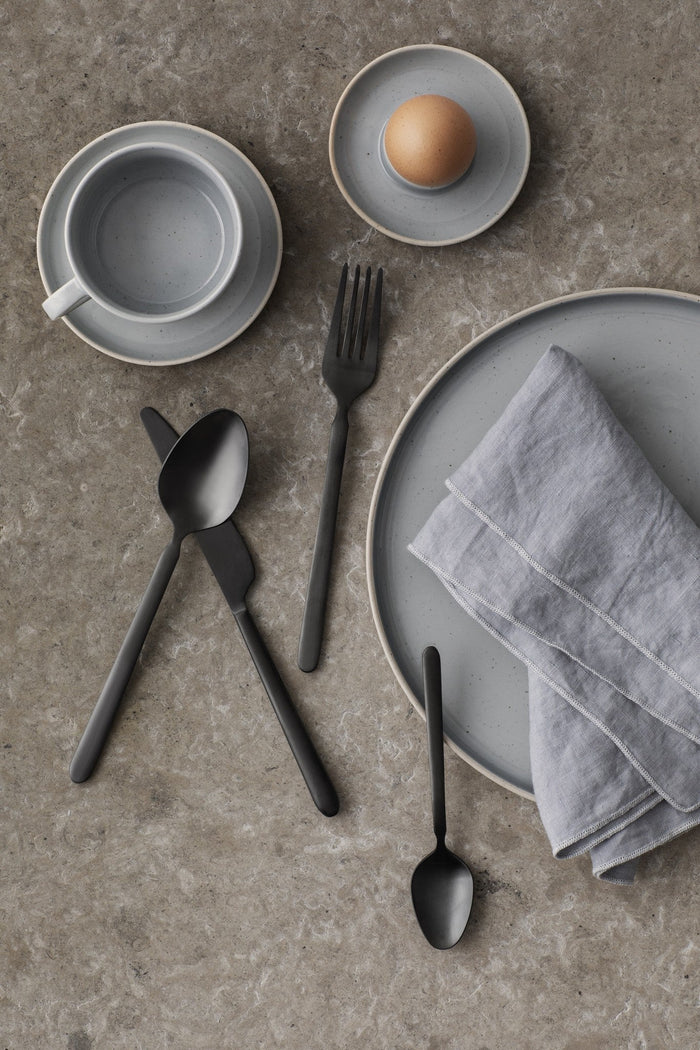 Sablo Stone Serveerschaal | Grijs | Blauw | Stoneware