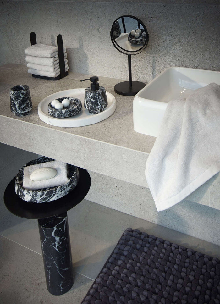 Hammam Tray Rond White | Wit