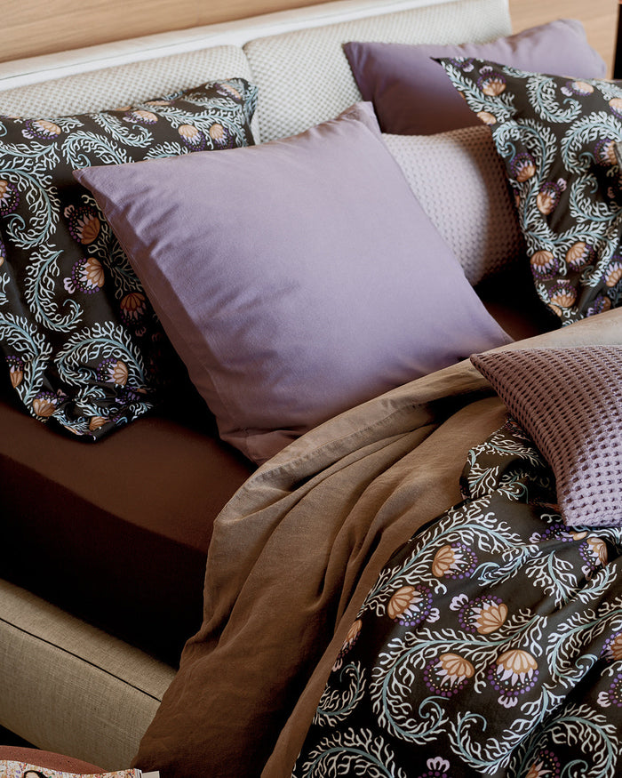 Dekbedovertrek Eclectic Multi | 200 x 200|220 cm | Bruin