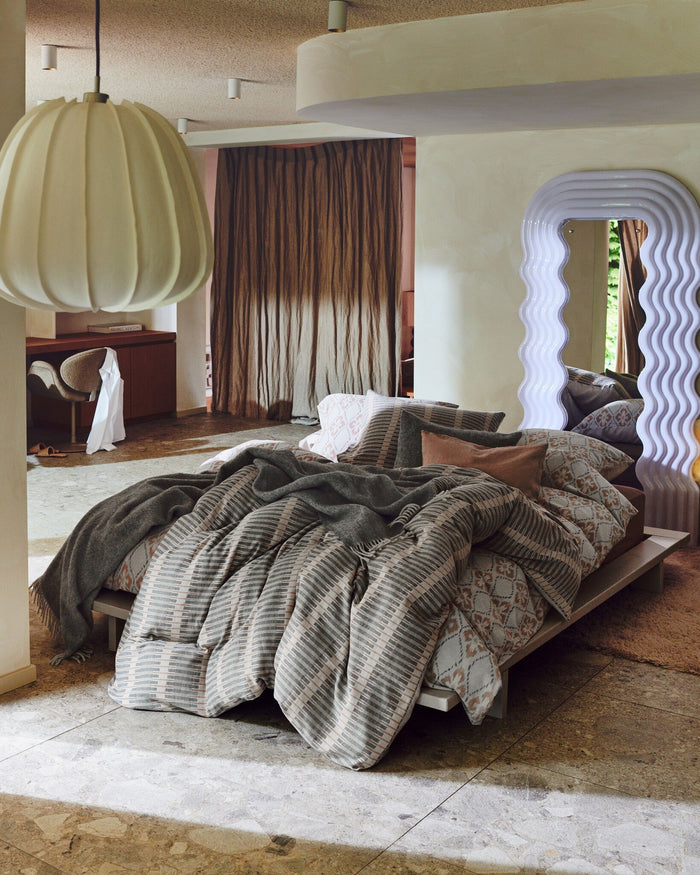 Dekbedovertrek Pure 73 Stone | 140 x 200|220 cm | Grijs | Beige