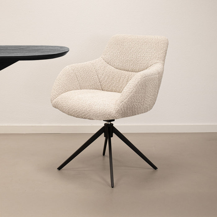 Kick draaistoel Fer - Crème