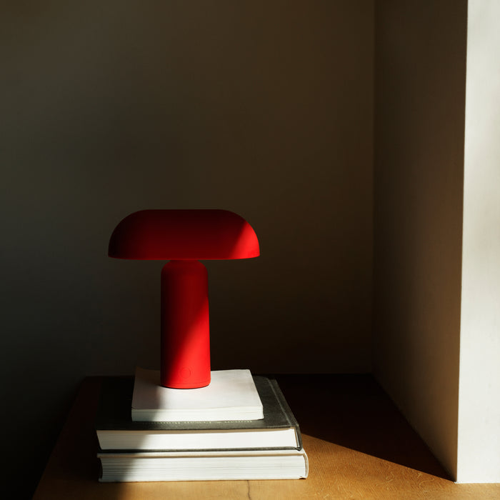 Normann Copenhagen Porta Oplaadbare Tafellamp - Rood