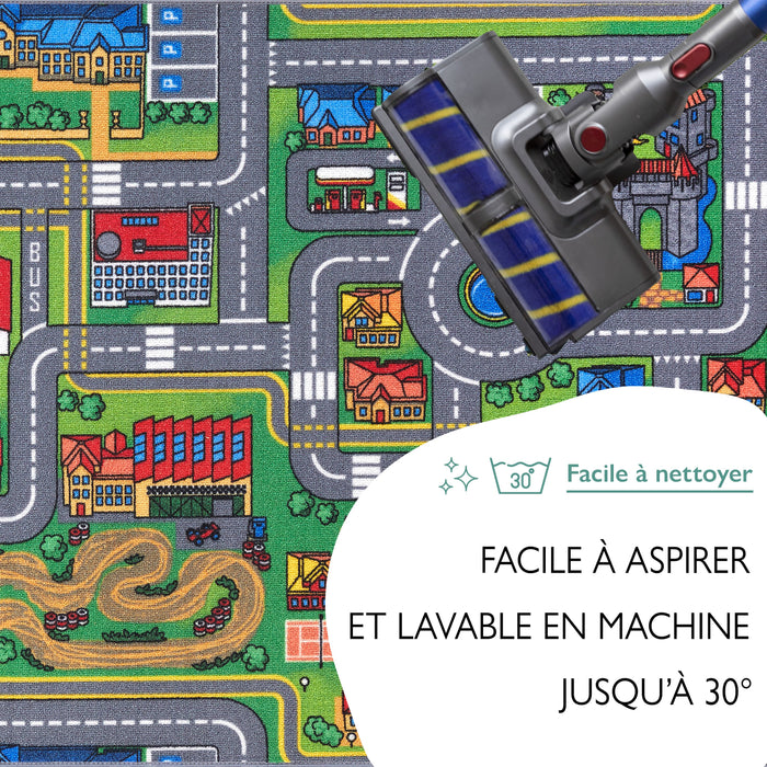 Carpet Studio Playcity Speelkleed - Meerkleurig - 95x200cm